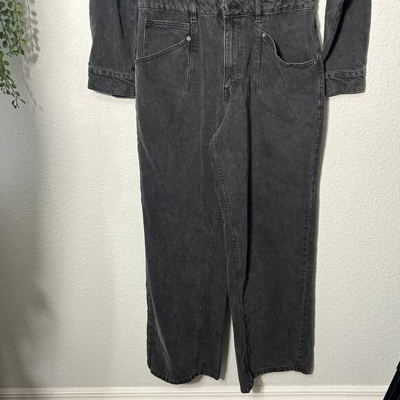 NEW Free People We The Free Touch The Sky One-Piece Black Denim Size Small $178 - Picture 13 of 13